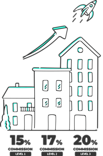 Earn up to 20% commission for each sale referred to us.